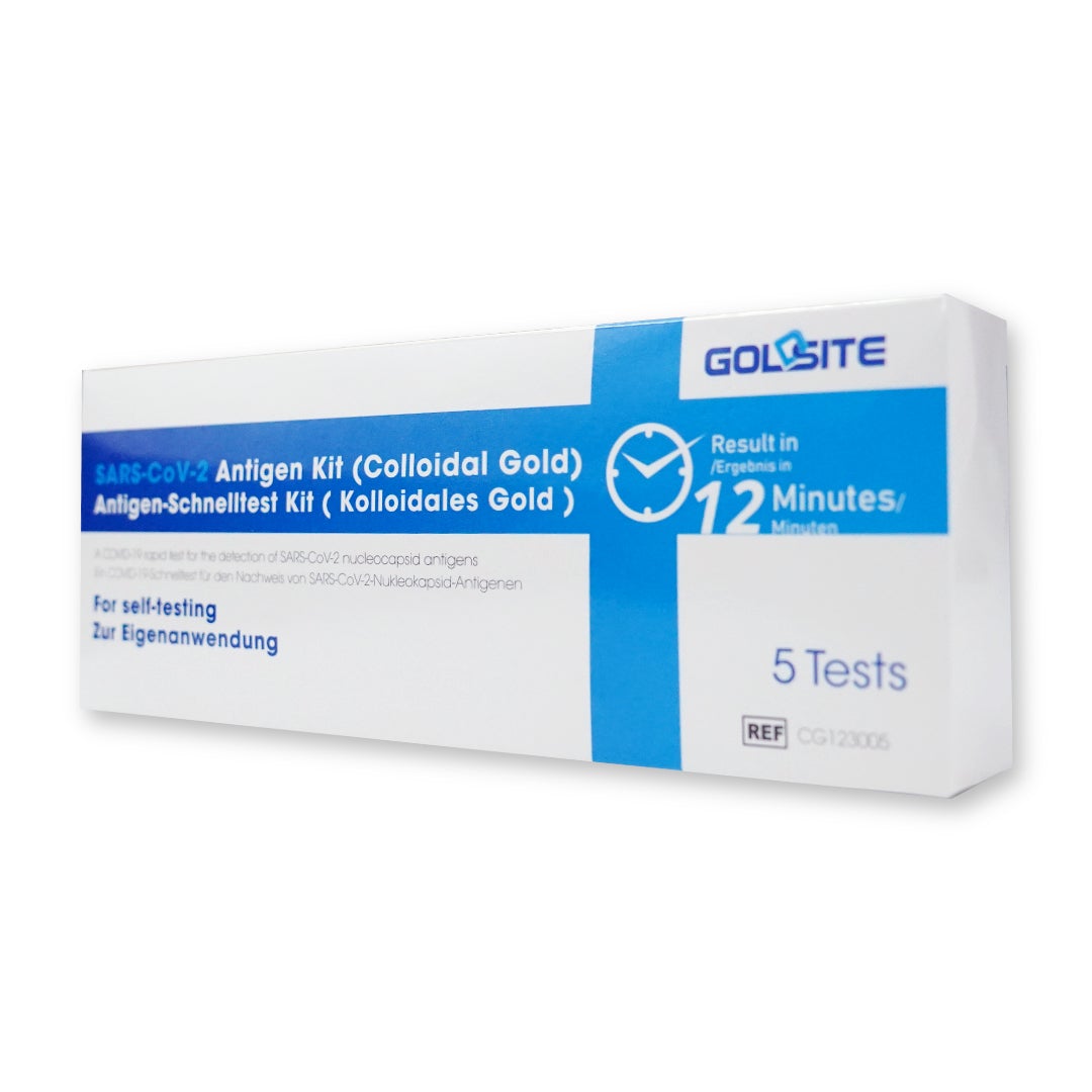 Goldsite SARS-CoV-2 Antigen Kit 5 Tests/Pack (IN STOCK)