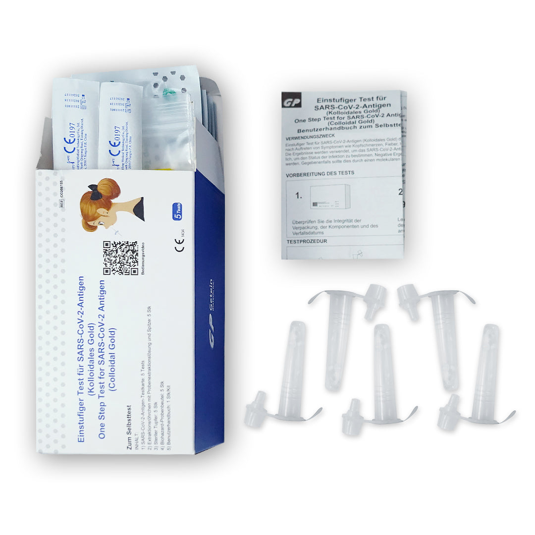 GP GETEIN™ COVID-19 Antigen Rapid Test ONE STEP TEST FOR SARS-COV-2 TESTS (Tax Free)