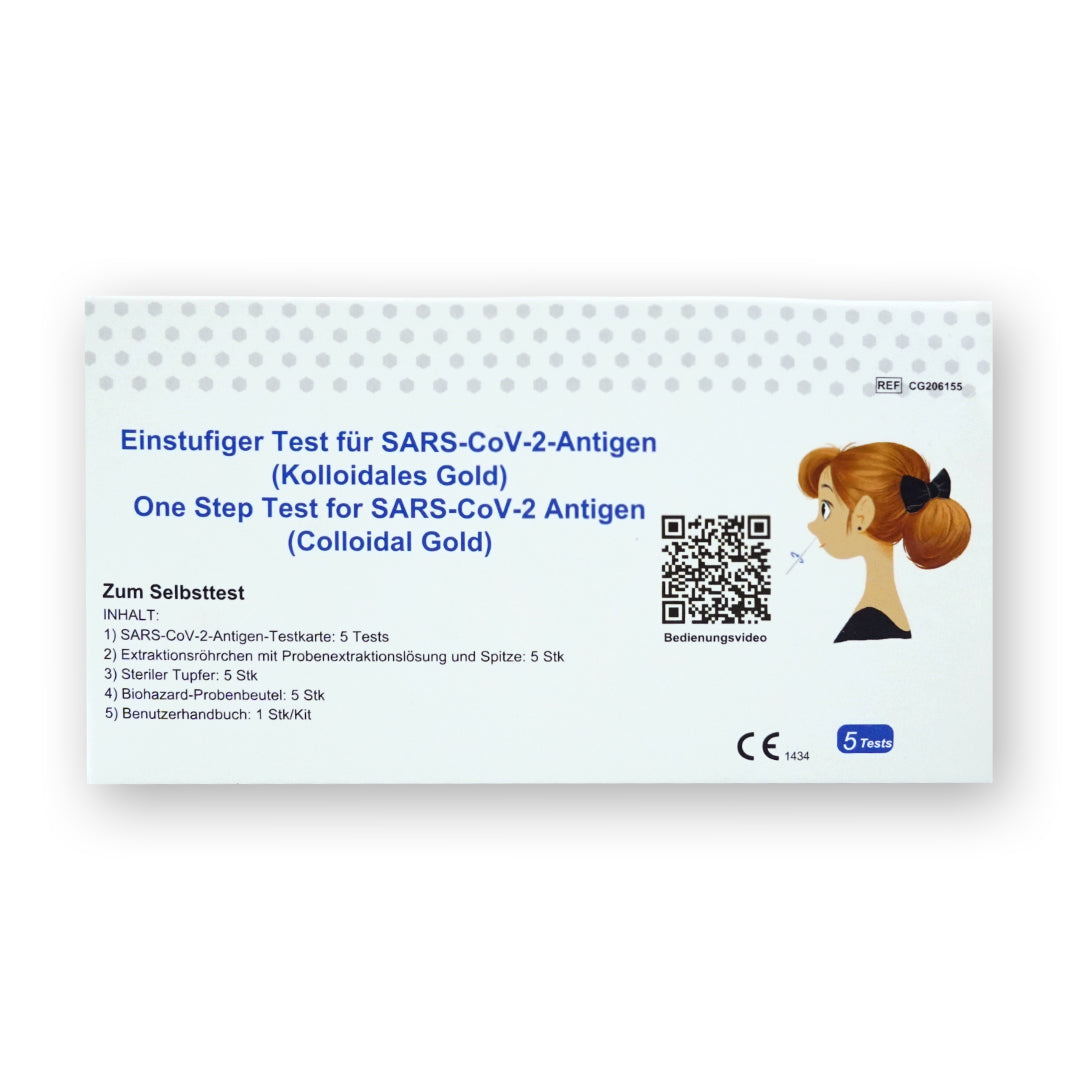 GP GETEIN™ COVID-19 Antigen Rapid Test ONE STEP TEST FOR SARS-COV-2 TESTS (Tax Free)