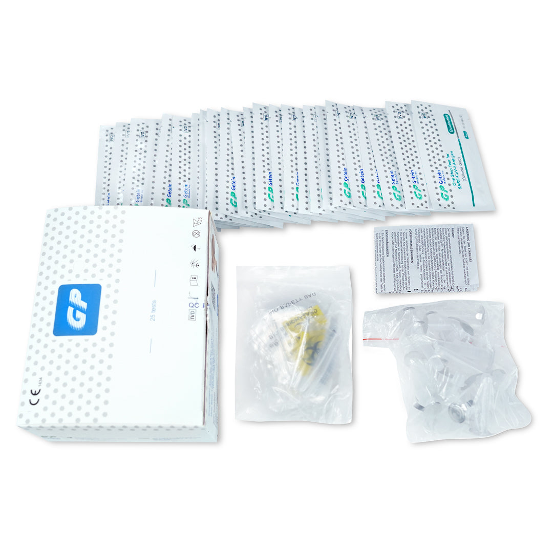 GP GETEIN™ COVID-19 Antigen Rapid Test ONE STEP TEST FOR SARS-COV-2 TESTS (Tax Free)